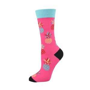 Pink pineapple socks (2-8)