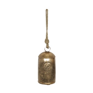 23cm celtic brass cow bell B (swirls)