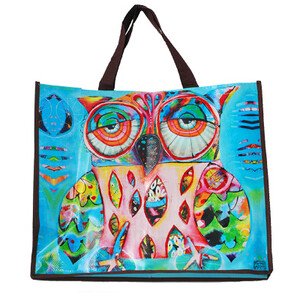Owl heavy duty shopping bag