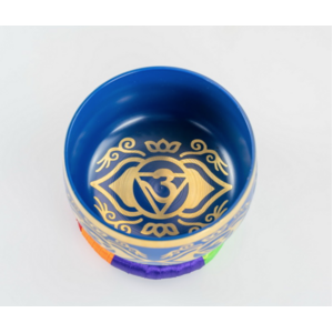 13CM COBALT BLUE TIBETAN SINGING BOWL (13CM DIAMETER)