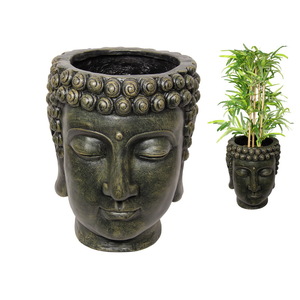 40H 23D GARDEN BUDDHA PLANTER HEAD*Click & Collect Only*