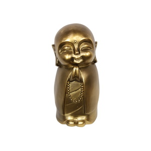 31cm Gold Japanese Jizo Buddha Monk - Click & Collect Only