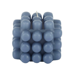 Bubbles Shape Candle 10x9cm Blue