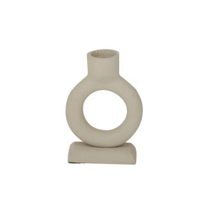 Magada Metal Round Candleholder 7x10cm