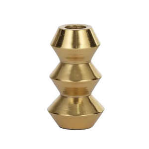 Florence Metal Candleholder 6x11cm Gold