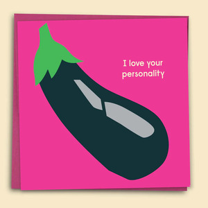 I Love Your Personality Card