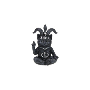 19CM SITTING BAPHOMET CAT