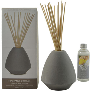100ml d/grey cer diffuser-ginger citrus