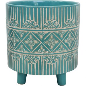 Planter Island Blue Panel Lge - Click & Collect Only