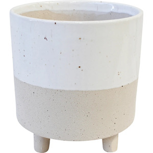 Planter Faded Sand Lge
