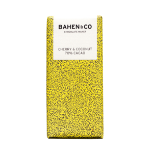 Chocolate Bars by Bahen & Co (Magret River, WA) - 70% Cherry & Coconut - 75g