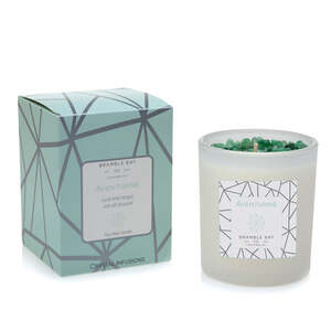 Candle-Crystal Infusions - Aventurine Crystal Infusions (LemonMyrtle)