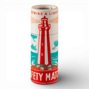 The Lighthouse Small Cylinders - Safety Matches