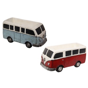 23cm Retro Campervan Planter 2 Asstd