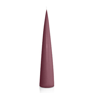 Burgundy 4.7cm x 30cm Moreton Eco Cone Candle 