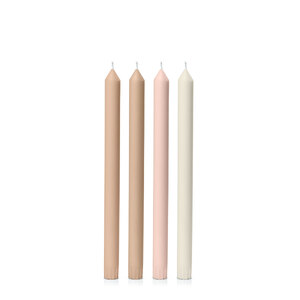 Set/4 - Totally Nude 30cm Dinner Candle