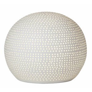 Zadie Table Lamp 19x22cm Whi