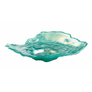 Oyster Platter 23x18cm Teal
