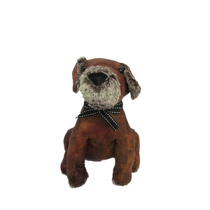 Chester - Faux leather hound doorstop