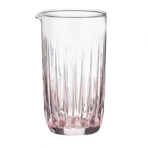Glass Opaline Mixing Jug Stirrer/500ml Pink