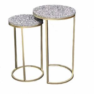 HOSKIN SIDE TABLE SET OF 2