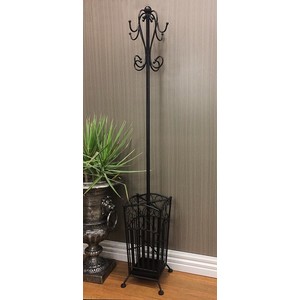 Coat stand square black - CLICK & COLLECT ONLY