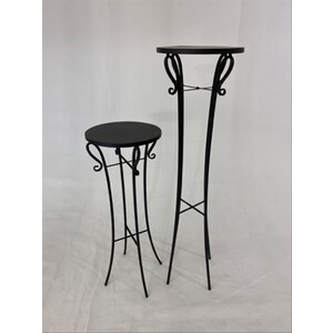 Small lenny plant stand black