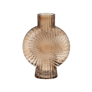 EM Rosy Vase 15.5x7.5x19.5cm Brown