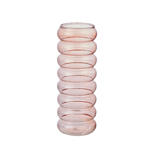 Yuni Glass Vase - Peach
