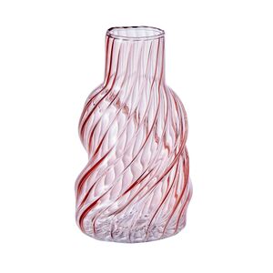 Swirl Glass Vase 7.8x7.8x14cm Sal