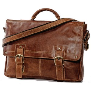 Essar briefcase cognac