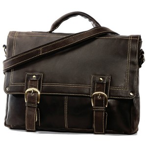 Essar briefcase dark brown