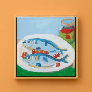 Sagra Nat Frame Oil Painting 40x40cm