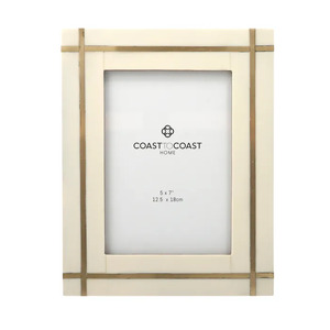 Harley Resin/Brass 5x7" Frame 19x24cm