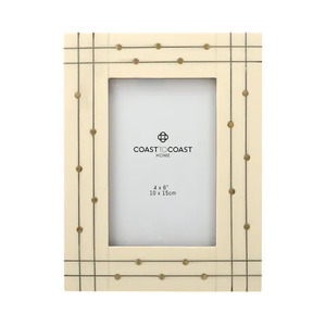 Hayden Resin/Brass 4x6" Frame 16.5x21cm