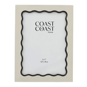 Vivien Wood 5x7" Frame 15x20cm Ivory/Blk