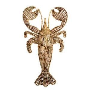 Lobster Woven Wall Hanging 40x70cm Nat
