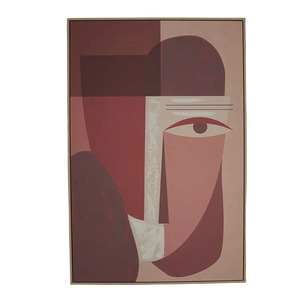 Sheba Nat Frame Oil Canvas 80x120cm Pink