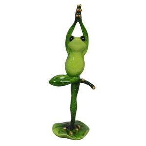 Yoga frog B (Standing on one leg)