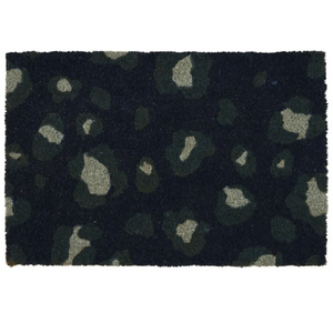 Blue Leopard PVC Backed Coir Mat 40x60c - BULK ITEM