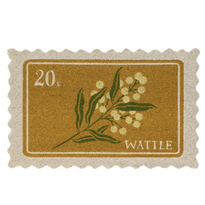 Molly PVC Back Coir Mat 50x80cm Mustard - BULK ITEM