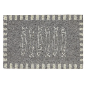 Catch PVC Back Coir Mat 40x60cm Blue - BULK ITEM