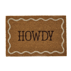 Howdy PVC Back Coir Mat 40x60cm Cocoa - BULK ITEM
