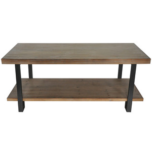 120x60x50cm rect st/wood industrial table