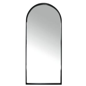 Arch Metal Floor Mirror 80x180cm Black - CLICK & COLLECT ONLY
