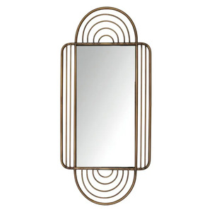 Lotti Metal Mirror 45.5x101.5cm Gold - CLICK & COLLECT ONLY