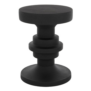 Elon Metal Side Table 31x42cm Black - CLICK & COLLECT ONLY