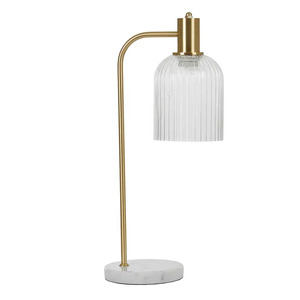 Shala Metal Table Lamp 20x52cm Gold - CLICK & COLLECT ONLY