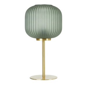 Cheri Metal/Glass Table Lamp 20x40cm Green - CLICK & COLLECT ONLY