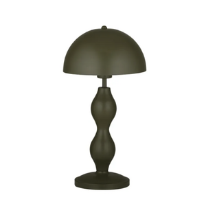 Lucca Metal Table Lamp 25x48cm Olive